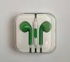 Πράσινο - Ακουστικά με Μικρόφωνο Handsfree Earpods και Ρυθμιστή Έντασης για iphone Blackberry και Android Κινητά (OEM)